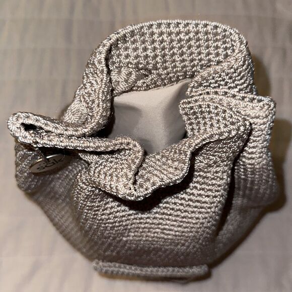 The Sak Tan Macrame Backpack String Bag Purse - Picture 4 of 10